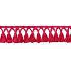 Hoher Hartnäckigkeits-Vorhang legen 7.5cm Quasten-Band-Franse mit Teppich aus