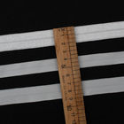 Weißes Band des Hanf-Polyester-gewebten Materials für Kleid