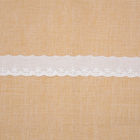 2.5cm Polyester-Baumwollstickerei schnüren sich Gewebe für Kleidung