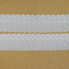 9cm Polyester-weiße Spitze stickte Gewebe für Kleid