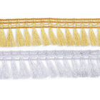 5cm Vorhang-Kissen-metallische goldene Quasten-Fransen-Ordnung