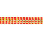4cm multi farbiger Dots Polyester Jacquard Ribbon Trim